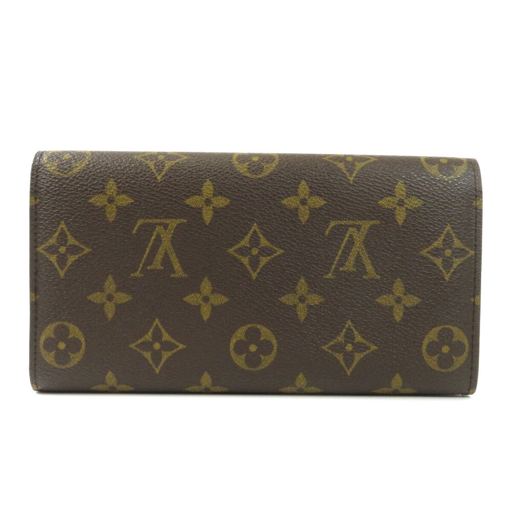Louis Vuitton Wallet Long Canvas Monogram Credit Portemonnaie